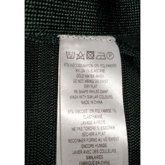 French Connection Dress Size 2 Green - Picture 10 of 10